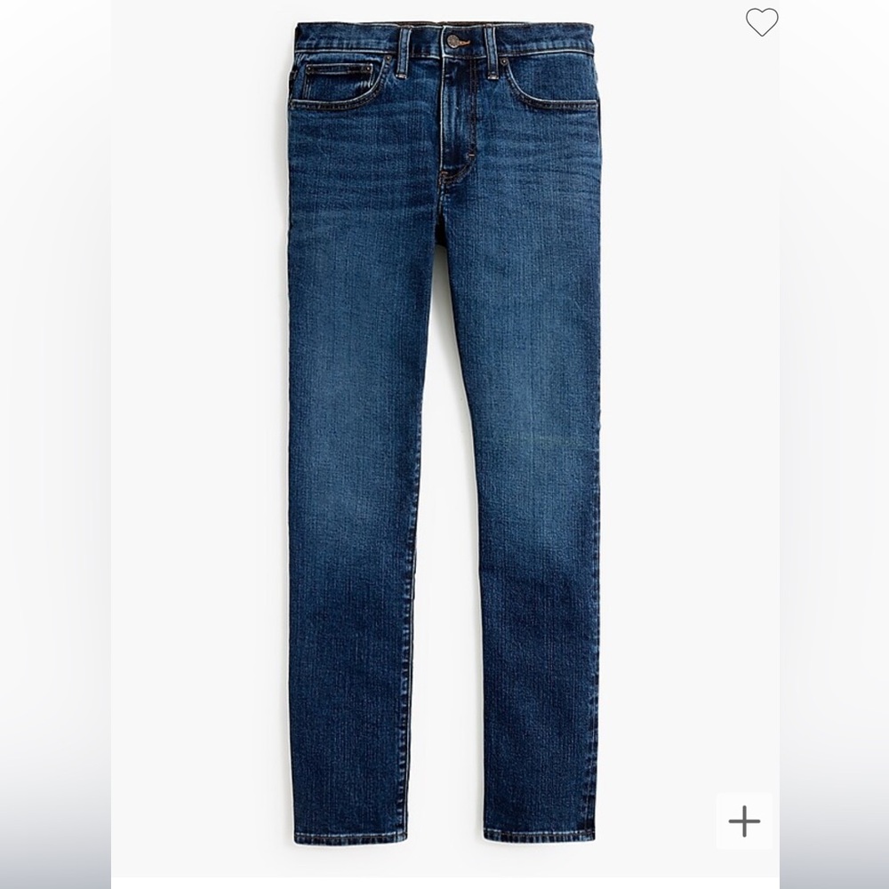 J. Crew mens Straight-fit jean in classic flex NWT